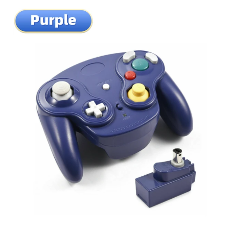 5 Colors Wireless Gamepad Controller for NGC game console with 2.4G Adapter Gamepads Joystick for GameCube Video Game Console 3 5 Colors Wireless Gamepad Controller for NGC game console with 2.4G Adapter Gamepads Joystick for GameCube Video Game Console - Image 3