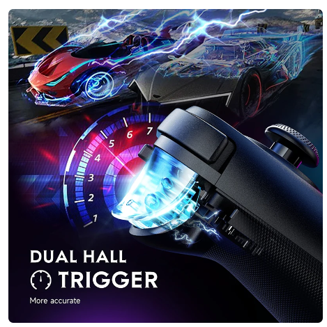 EasySMX M10 Type C Mobile Gamepad Controller for iPhone 15 Android Phone Xbox Game Pass Stem with Hall Effect Trigger Joystick 3 EasySMX M10 Type C Mobile Gamepad Controller for iPhone 15 Android Phone Xbox Game Pass Stem with Hall Effect Trigger Joystick - Image 3