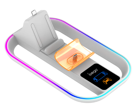 for PlayStation Portal Game Console Charger for PS5 Game Controller Charger with Colorful RGB Light 3 for PlayStation Portal Game Console Charger for PS5 Game Controller Charger with Colorful RGB Light - Image 3
