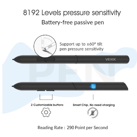 VEIKK A30 10X6 Inch Graphic Tablets Digital Pen Tablet Phone Drawing Tablet with Tilt OTG Battery-Free Stylus for Android Window 4 VEIKK A30 10X6 Inch Graphic Tablets Digital Pen Tablet Phone Drawing Tablet with Tilt OTG Battery-Free Stylus for Android Window - Image 4