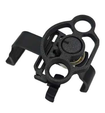 Mini 3D Printing Steering Wheel For PS5 And PS5 Slim Game Controller Auxiliary Replacement Accessories Black 4 Mini 3D Printing Steering Wheel For PS5 And PS5 Slim Game Controller Auxiliary Replacement Accessories Black - Image 4