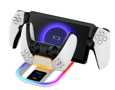 for PlayStation Portal Game Console Charger for PS5 Game Controller Charger with Colorful RGB Light 4 for PlayStation Portal Game Console Charger for PS5 Game Controller Charger with Colorful RGB Light - Image 4