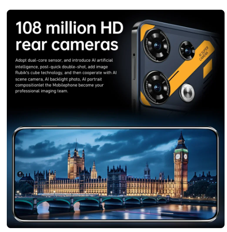 2024 Cellphones GT10 Pro Smartphone 5G 7.3HD 16G+1TB Dual Sim Android 13 108MP 6800mAh Cell Phone Unlocked Smart Mobile Phones 4 2024 Cellphones GT10 Pro Smartphone 5G 7.3HD 16G+1TB Dual Sim Android 13 108MP 6800mAh Cell Phone Unlocked Smart Mobile Phones - Image 4