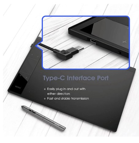 VEIKK A30 10X6 Inch Graphic Tablets Digital Pen Tablet Phone Drawing Tablet with Tilt OTG Battery-Free Stylus for Android Window 5 VEIKK A30 10X6 Inch Graphic Tablets Digital Pen Tablet Phone Drawing Tablet with Tilt OTG Battery-Free Stylus for Android Window - Image 5