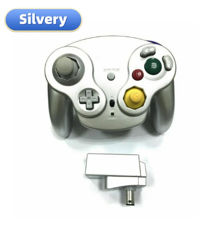 5 Colors Wireless Gamepad Controller for NGC game console with 2.4G Adapter Gamepads Joystick for GameCube Video Game Console 5 5 Colors Wireless Gamepad Controller for NGC game console with 2.4G Adapter Gamepads Joystick for GameCube Video Game Console - Image 5