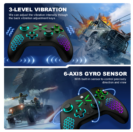 Wireless 2.4G For SWITCH/Xbox One/Series S/X Gamepad For Android/Windows PC Control Controller For Wegame/Steam Game Joystick 5 Wireless 2.4G For SWITCH/Xbox One/Series S/X Gamepad For Android/Windows PC Control Controller For Wegame/Steam Game Joystick - Image 5