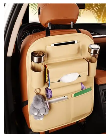 2024 New Car Seat back Storage Organizer Bag Universal PU Leather Multifunction Storage Box Stowing Tidying Pocket Auto Styling 13 2024 New Car Seat back Storage Organizer Bag Universal PU Leather Multifunction Storage Box Stowing Tidying Pocket Auto Styling - Image 13