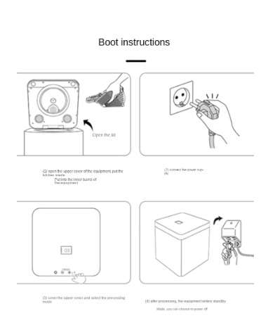 Garbage disposer kitchen waste disposer composter organic fertilizer household smart silent no odor no installation required 5 Garbage disposer kitchen waste disposer composter organic fertilizer household smart silent no odor no installation required - Image 5