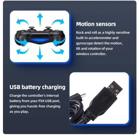 Controller for PS4 Slim Pro Joystick Gamepad Dual Vibration Wireless Bluetooth Joypad For PlayStation 4 Joypad PC/IOS/Android 6 Controller for PS4 Slim Pro Joystick Gamepad Dual Vibration Wireless Bluetooth Joypad For PlayStation 4 Joypad PC/IOS/Android - Image 6