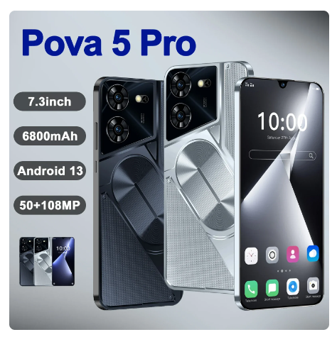 Original Pova 5 Pro Smartphone Global Version Dimensity 9300 16G+1TB 6800mAh 50+108MP 4G/5G Cellphone Android Mobile Phone NFC 2