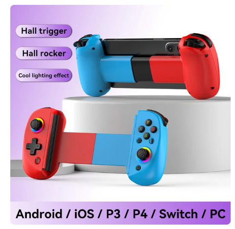 Hot Sale D8 Telescopic Gaming Controller Streaming Gamepad for Tablet Android iOS PS3 PS4 Switch PC Joystick with Hall Trigger 6 Hot Sale D8 Telescopic Gaming Controller Streaming Gamepad for Tablet Android iOS PS3 PS4 Switch PC Joystick with Hall Trigger - Image 6