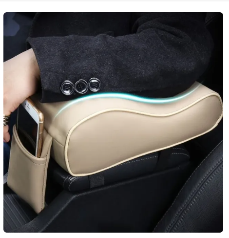 PU Leather Car Armrest Box Pad Cushion Auto Center Console Arm Rest Seat Box Heightening Soft Pad Hand Support with Storage Bags 6 PU Leather Car Armrest Box Pad Cushion Auto Center Console Arm Rest Seat Box Heightening Soft Pad Hand Support with Storage Bags - Image 6