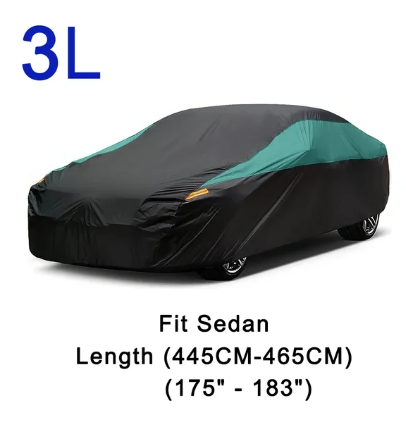 Kayme Universal Full Car Covers Outdoor Waterproof Sun Rain Snow UV Protectio Fit SUV/Sedan/Hatchback 6 Kayme Universal Full Car Covers Outdoor Waterproof Sun Rain Snow UV Protectio Fit SUV/Sedan/Hatchback - Image 6
