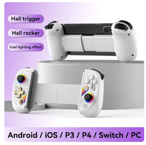Hot Sale D8 Telescopic Gaming Controller Streaming Gamepad for Tablet Android iOS PS3 PS4 Switch PC Joystick with Hall Trigger 7 Hot Sale D8 Telescopic Gaming Controller Streaming Gamepad for Tablet Android iOS PS3 PS4 Switch PC Joystick with Hall Trigger - Image 7