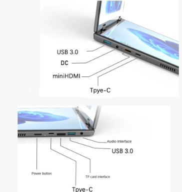 2024 Dual Screen Touch Laptops Windows 11 360 Flip Gaming Notebook PC YOGA 14 Inch 2.2K Intel N95 32Gb RAM+1TB M.2 5G WiFi 7 2024 Dual Screen Touch Laptops Windows 11 360 Flip Gaming Notebook PC YOGA 14 Inch 2.2K Intel N95 32Gb RAM+1TB M.2 5G WiFi - Image 7