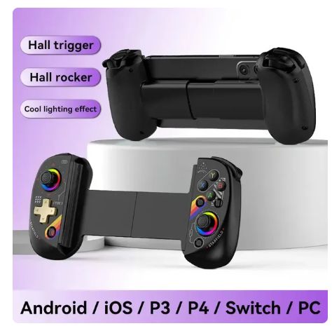 Hot Sale D8 Telescopic Gaming Controller Streaming Gamepad for Tablet Android iOS PS3 PS4 Switch PC Joystick with Hall Trigger 8 Hot Sale D8 Telescopic Gaming Controller Streaming Gamepad for Tablet Android iOS PS3 PS4 Switch PC Joystick with Hall Trigger - Image 8