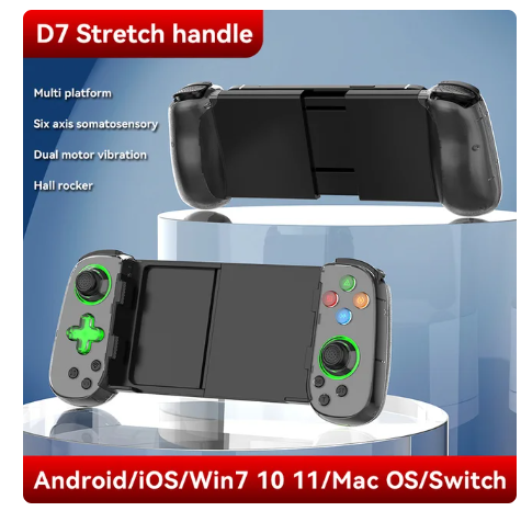Hot Sale D8 Telescopic Gaming Controller Streaming Gamepad for Tablet Android iOS PS3 PS4 Switch PC Joystick with Hall Trigger 9 Hot Sale D8 Telescopic Gaming Controller Streaming Gamepad for Tablet Android iOS PS3 PS4 Switch PC Joystick with Hall Trigger - Image 9