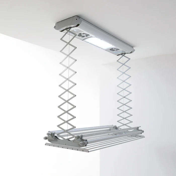 Foxydry Air: Remote Controlled, Adjustable Ceiling Electric Drying Rack 1