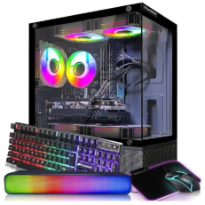 Hot Sale New Design Gaming PC R5 R7 High Configuration I5 I7 I9 Processor Gaming Computer Cases & Towers DIY Assembly Desktop