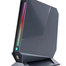i9-12900H & GeForce RTX 3050Ti 8G GDDR6 14C/20T RGB Lights Mini Desktop Computer, 32GB RAM 1TB PCIE4.0 SSD, 2.5G LAN 2X HDMI