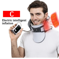 Neck Traction Device Neck Hot Compress Inflatable Cervical Vertebra Tractor Support Stretcher Posture Corrector Cervical Collar