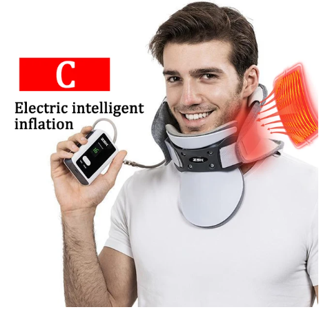 Neck Traction Device Neck Hot Compress Inflatable Cervical Vertebra Tractor Support Stretcher Posture Corrector Cervical Collar 1 Neck Traction Device Neck Hot Compress Inflatable Cervical Vertebra Tractor Support Stretcher Posture Corrector Cervical Collar