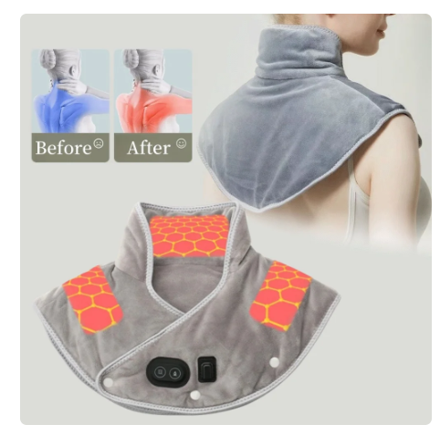 Electric Heating shoulder Neck Pad Massager USB Cervical Brace Wrap Thermal Compress Relieve Pain Fatigue Warm Back Brace Tool 1 Electric Heating shoulder Neck Pad Massager USB Cervical Brace Wrap Thermal Compress Relieve Pain Fatigue Warm Back Brace Tool