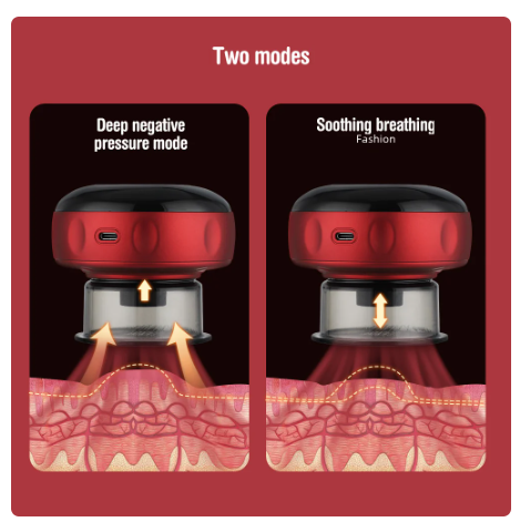 Intelligent Vacuum Cupping Massage Device Electric Heating Scraping Suction Cups Physical Fatigue Relieve Health Guasha Cans 2 Intelligent Vacuum Cupping Massage Device Electric Heating Scraping Suction Cups Physical Fatigue Relieve Health Guasha Cans - Image 2