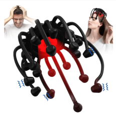 Electric Head Massager Cordless Bluetooth Head Massage with 5 Models 20 Vibration Contacts for Stress Relief Relaxation Insomnia