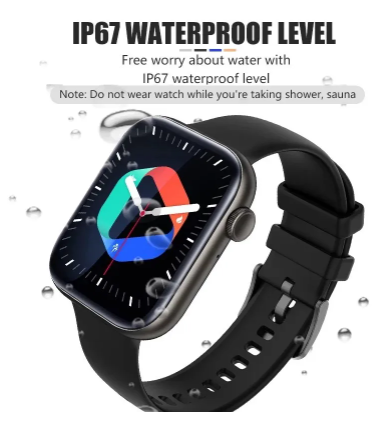1.8" Big Screen Smart Watch for Men & Women - Health Wristwatch for Redmi Note, Mi, and Poco Series 2 1.8" Big Screen Smart Watch for Men & Women - Health Wristwatch for Redmi Note, Mi, and Poco Series - Image 2