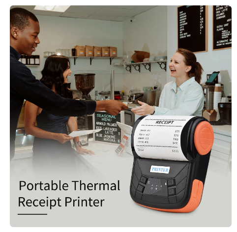80mm Thermal Printer Portable Receipt Ticket Wireless Bluetooth Mobile Pocket Bill Printer Android Phone PC Printer 2 80mm Thermal Printer Portable Receipt Ticket Wireless Bluetooth Mobile Pocket Bill Printer Android Phone PC Printer - Image 2