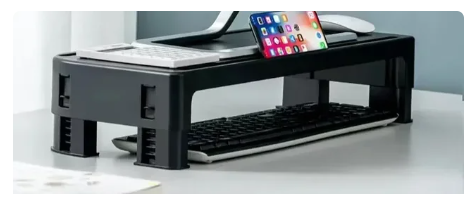 Monitor Stand Riser Computer Stand Desk Organizer Extender Heightened Shelf For Laptop PC Keyboard Printer PS4 3 Monitor Stand Riser Computer Stand Desk Organizer Extender Heightened Shelf For Laptop PC Keyboard Printer PS4 - Image 3