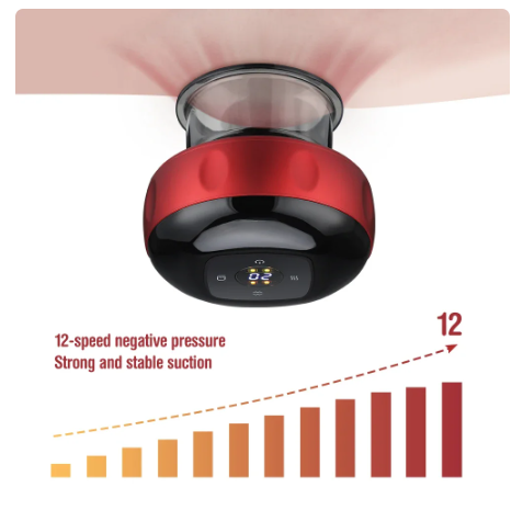 Intelligent Vacuum Cupping Massage Device Electric Heating Scraping Suction Cups Physical Fatigue Relieve Health Guasha Cans 3 Intelligent Vacuum Cupping Massage Device Electric Heating Scraping Suction Cups Physical Fatigue Relieve Health Guasha Cans - Image 3