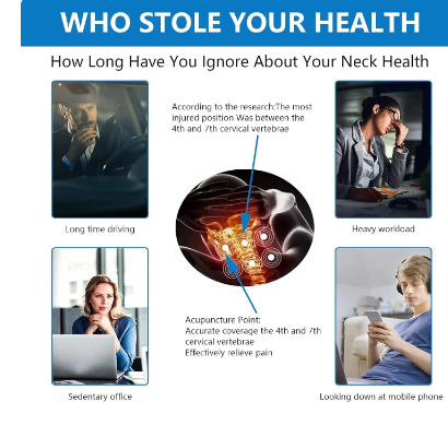 Electric Neck Massager Intelligent Laser Massager Cervical Neck Traction Device Relax Cervical Relief Fatigue Pain 2 Electric Neck Massager Intelligent Laser Massager Cervical Neck Traction Device Relax Cervical Relief Fatigue Pain - Image 2