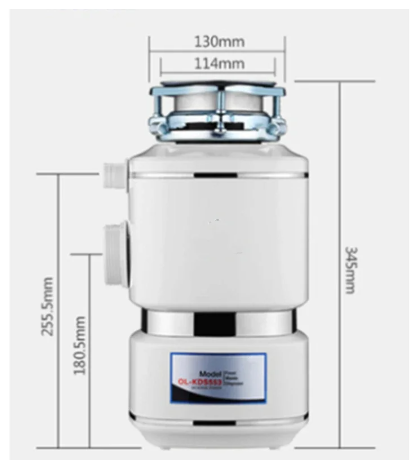 Food Waste Disposers Kitchen Waste Processor Household Sink Sewer Kitchen Waste Shredder Kitchen Processor 4 Food Waste Disposers Kitchen Waste Processor Household Sink Sewer Kitchen Waste Shredder Kitchen Processor - Image 4