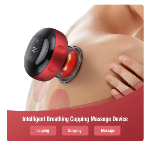 Intelligent Vacuum Cupping Massage Device Electric Heating Scraping Suction Cups Physical Fatigue Relieve Health Guasha Cans 4 Intelligent Vacuum Cupping Massage Device Electric Heating Scraping Suction Cups Physical Fatigue Relieve Health Guasha Cans - Image 4