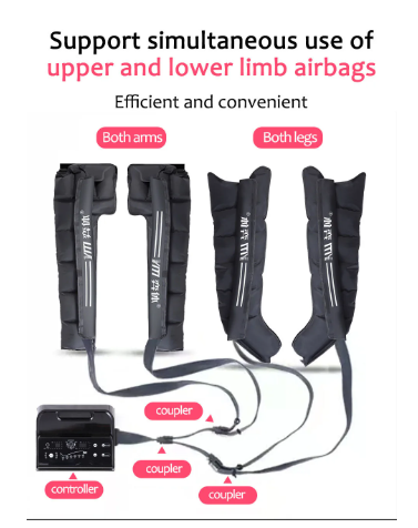 6-Chamber Exercise Recovery Boots Foot Air Wave Pressure Massage Leg Lymphatic Drainage Relaxation and Recovery Ion Therapy 4 6-Chamber Exercise Recovery Boots Foot Air Wave Pressure Massage Leg Lymphatic Drainage Relaxation and Recovery Ion Therapy - Image 4