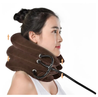 Three-layer Inflatable Neck Massage Pillow Healthcare Neck Relaxation Cervical Device Traction Drop Collar Therapy Pain Relief 1 Three-layer Inflatable Neck Massage Pillow Healthcare Neck Relaxation Cervical Device Traction Drop Collar Therapy Pain Relief