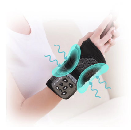 Electric Hand Massager 3 in 1 Multi-Function Wrist Joint Vibration Wristband Kneading Heating Hot Aircompress Instrument 2 Electric Hand Massager 3 in 1 Multi-Function Wrist Joint Vibration Wristband Kneading Heating Hot Aircompress Instrument - Image 2