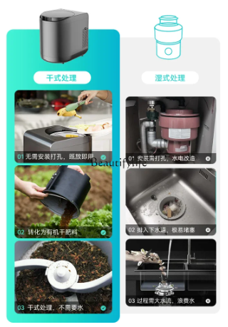 Kitchen Waste Waste Processor Kitchen Drying Crushing Drying Household Fertilizer Machine 6 Kitchen Waste Waste Processor Kitchen Drying Crushing Drying Household Fertilizer Machine - Image 6