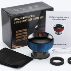 Intelligent Vacuum Cupping Massage Device Electric Heating Scraping Suction Cups Physical Fatigue Relieve Health Guasha Cans