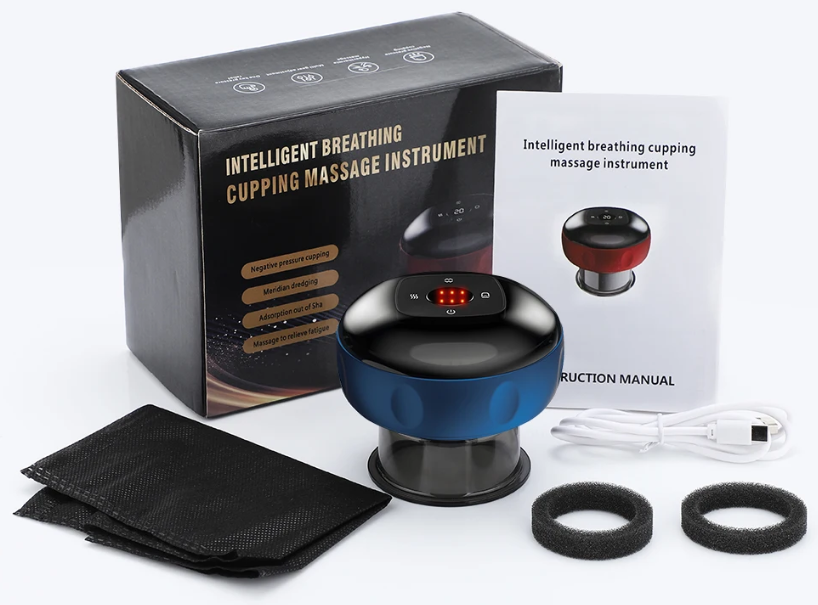 Intelligent Vacuum Cupping Massage Device Electric Heating Scraping Suction Cups Physical Fatigue Relieve Health Guasha Cans 1 Intelligent Vacuum Cupping Massage Device Electric Heating Scraping Suction Cups Physical Fatigue Relieve Health Guasha Cans