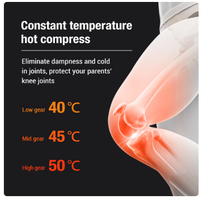 Electric Knee Pads Massager for Joint Pain Relief Arthritis Vibrator Pressotherapy Red Light Physiotherapy Heated Relaxation 6 Electric Knee Pads Massager for Joint Pain Relief Arthritis Vibrator Pressotherapy Red Light Physiotherapy Heated Relaxation - Image 6