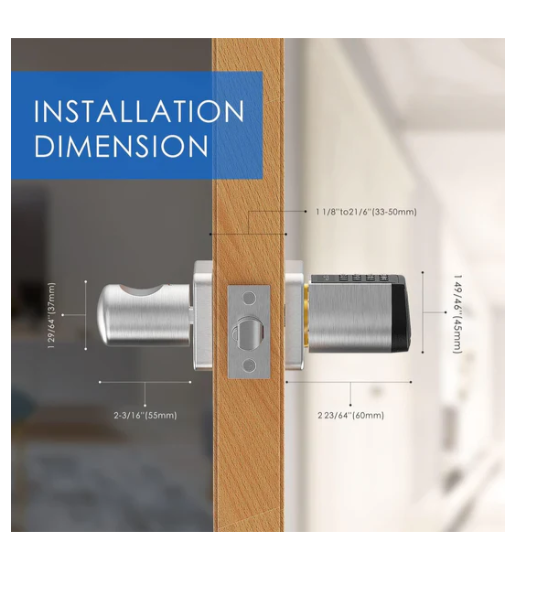 WiFi Smart Lock with Keypad - Keyless Entry, Secure Access, Easy Installation 6 WiFi Smart Lock with Keypad - Keyless Entry, Secure Access, Easy Installation - Image 6