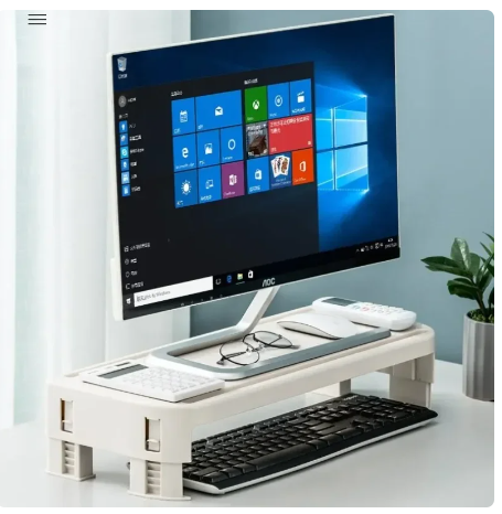 Monitor Stand Riser Computer Stand Desk Organizer Extender Heightened Shelf For Laptop PC Keyboard Printer PS4 8 Monitor Stand Riser Computer Stand Desk Organizer Extender Heightened Shelf For Laptop PC Keyboard Printer PS4 - Image 8