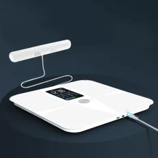 Lescale P1 Professional 8 Electrodes Body Fat Scale - Advanced Body Composition Analyzer