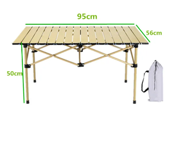 Camping Folding Portable Table Long Egg Roll Table Camping Equipment Aluminum Alloy Camping Desk Outdoor BBQ Picnic Table 2 Camping Folding Portable Table Long Egg Roll Table Camping Equipment Aluminum Alloy Camping Desk Outdoor BBQ Picnic Table - Image 2
