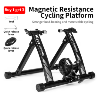 Indoor Exercise Bike Trainer Home Training Magnetic Resistance Bicycle Trainer Road MTB Bike Trainers Cycling Roller 2 Indoor Exercise Bike Trainer Home Training Magnetic Resistance Bicycle Trainer Road MTB Bike Trainers Cycling Roller - Image 2