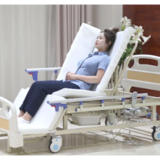 5 Function Electric Patient Hospital Bed Electrical Medical Bed Prices Manual Nursing Home Care Bed With Toilet