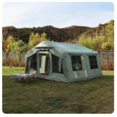 European Style Folding Gazebos Large Space Outdoor Awning Camping Inflatable Canopy Tent Thickened Patio Portable Pergola Tent